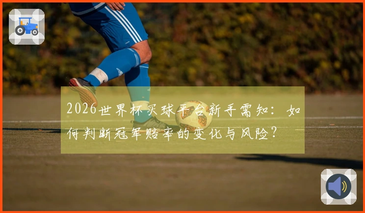 2026世界杯买球平台新手需知：如何判断冠军赔率的变化与风险？